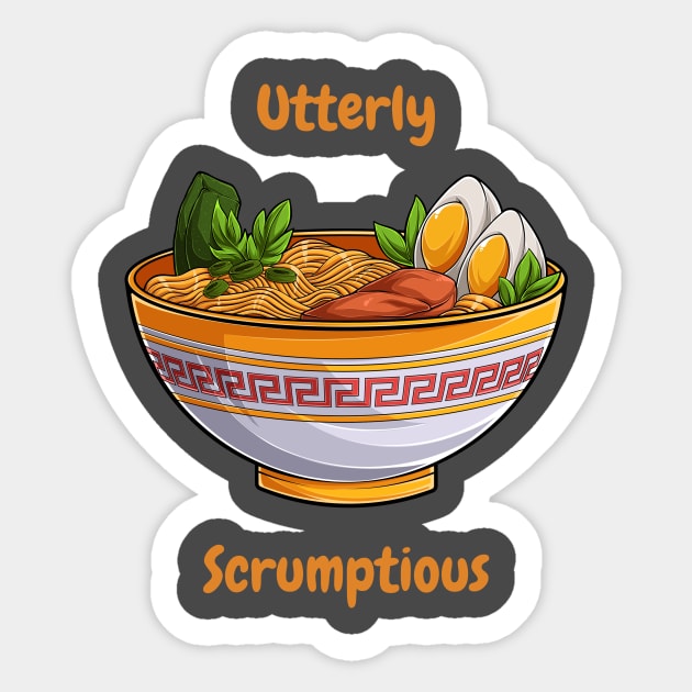 Utterly Scrumptious Sticker by Rickido